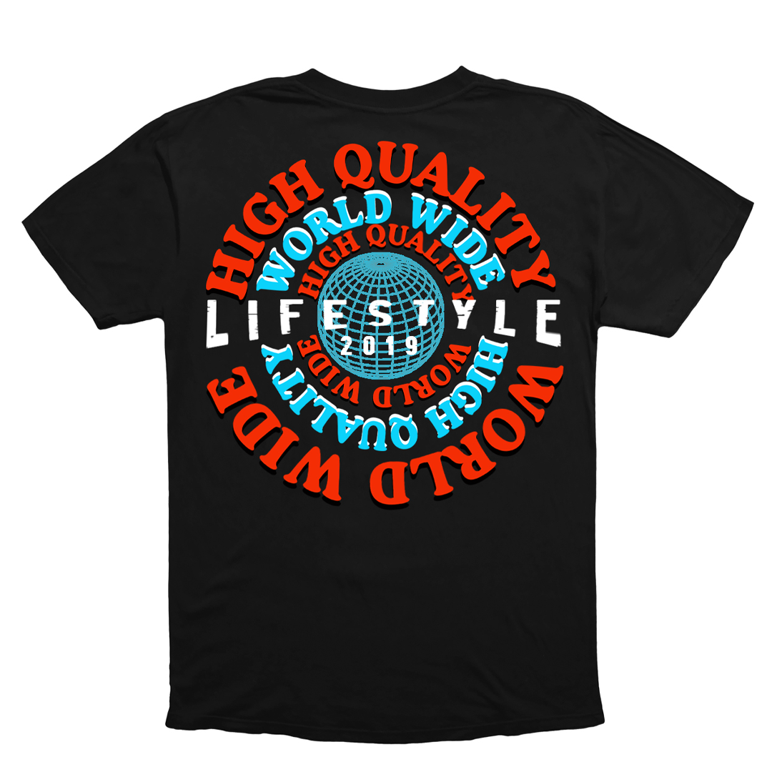 HIGH QUALITY LIFESTYLE LOGO SHIRT